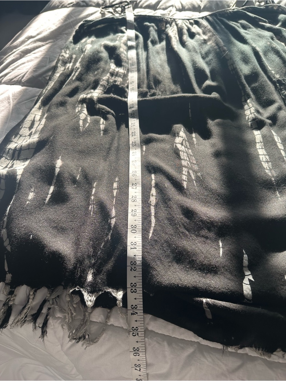 Tie-Dye Cover Up with Fringe OSFA - Picture 8 of 10